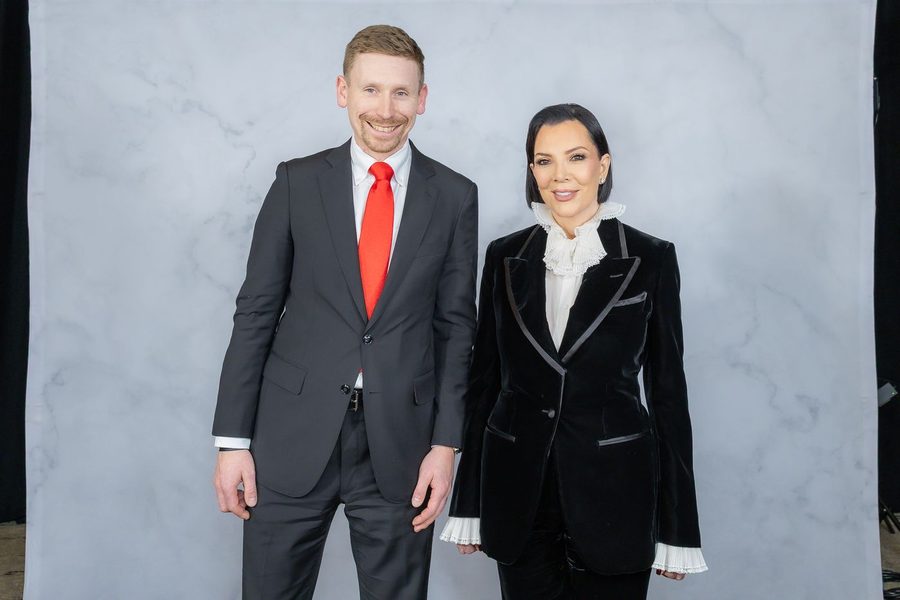 Vincent Hovorka a Kris Jenner